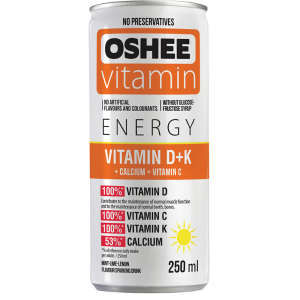 Napój Gazowany Vitamin Energy Witamina D+K 250ml Oshee