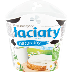 Serek do Smarowania Puszysty Łaciaty Naturalny 150g Mlekpol