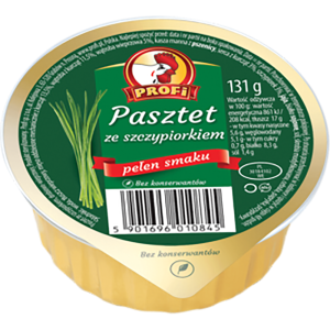 Pasztet Wielkopolski z Drobiem i Szczypiorkiem 131g Profi