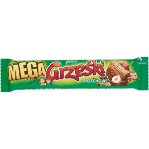 Wafelek Grześki Mega Orzechowe w Czekoladzie Goplana 48g