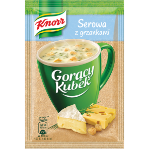 Zupa Gorący Kubek Serowa z Grzankami 22g Knorr