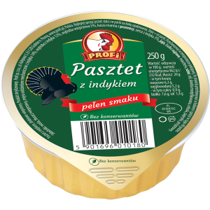 Pasztet Wielkopolski z Indykiem 250g Profi